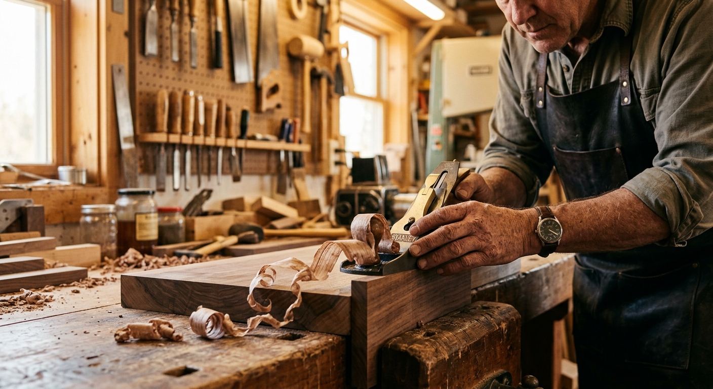 The Art of Handcrafted Woodworking: From Tree to Table